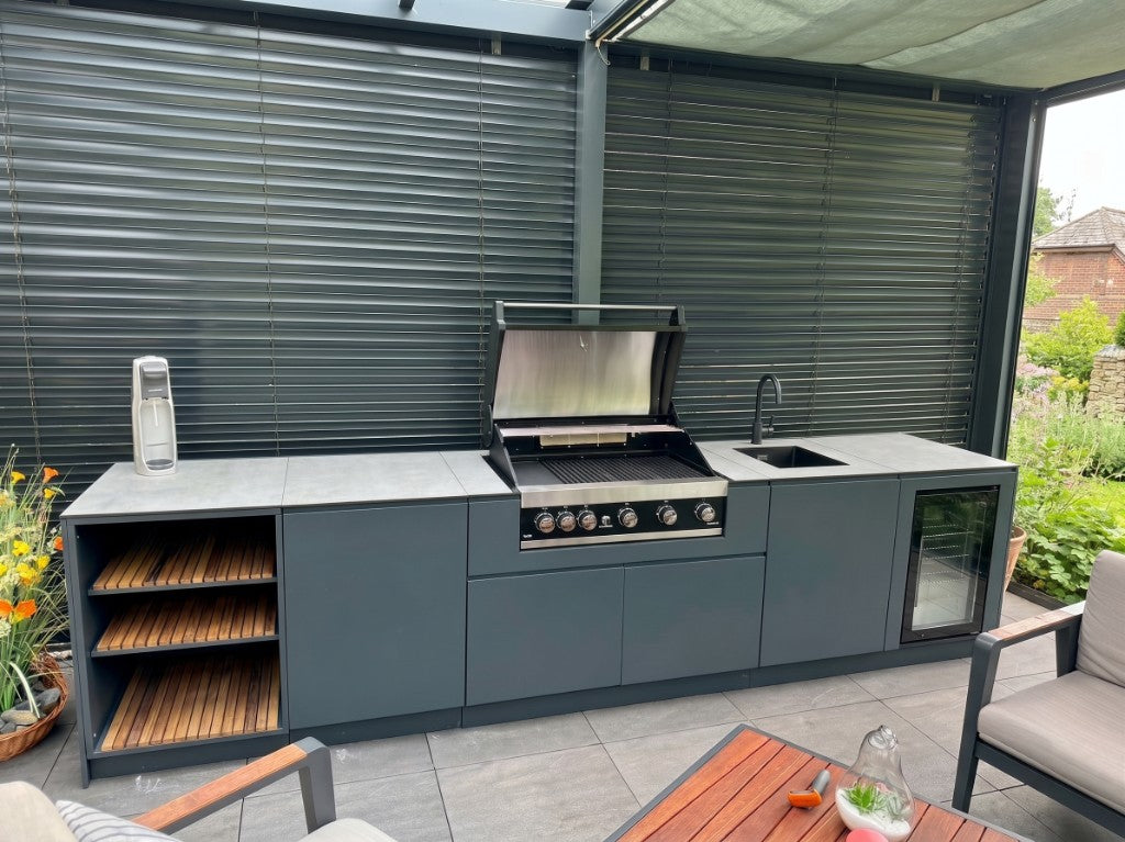 Sunnier outdoor kitchen. Happy customer install 2
