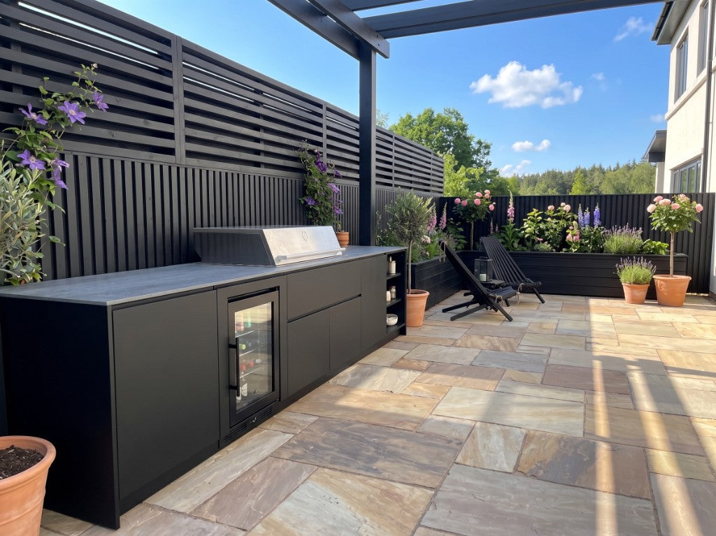 Sunnier outdoor kitchen. Happy customer install 4